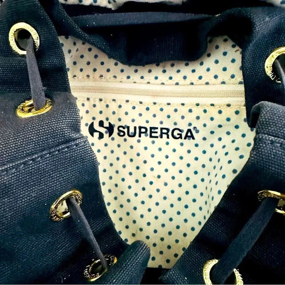 Unisex Superga Navy Canvas Backpack main image 10